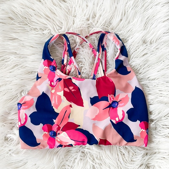 Senita Athletics Other - Senita Bright Floral Sports Bra